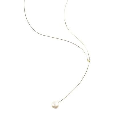 Cotton pearl pendant necklace by Anq&nbsp;